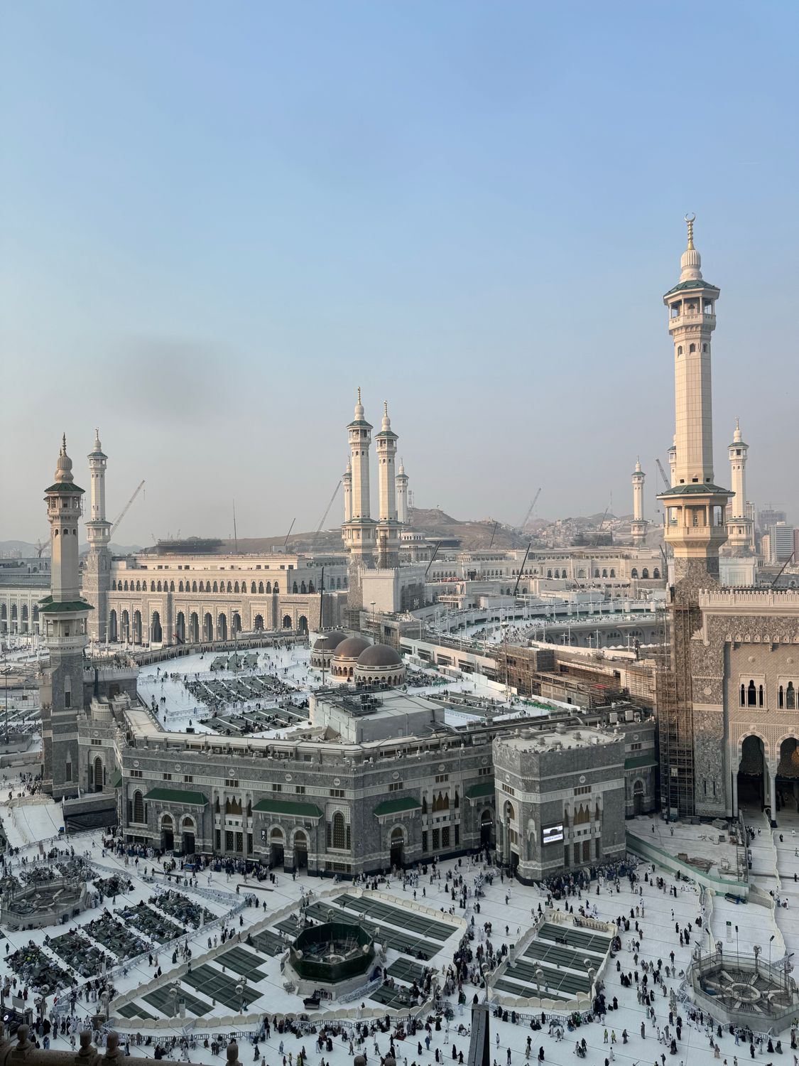 Aerial View Of Masjid Al Haram In Mecca Free Stock Photo aerial-view-of-masjid-al-haram-in-mecca-free-stock-photo