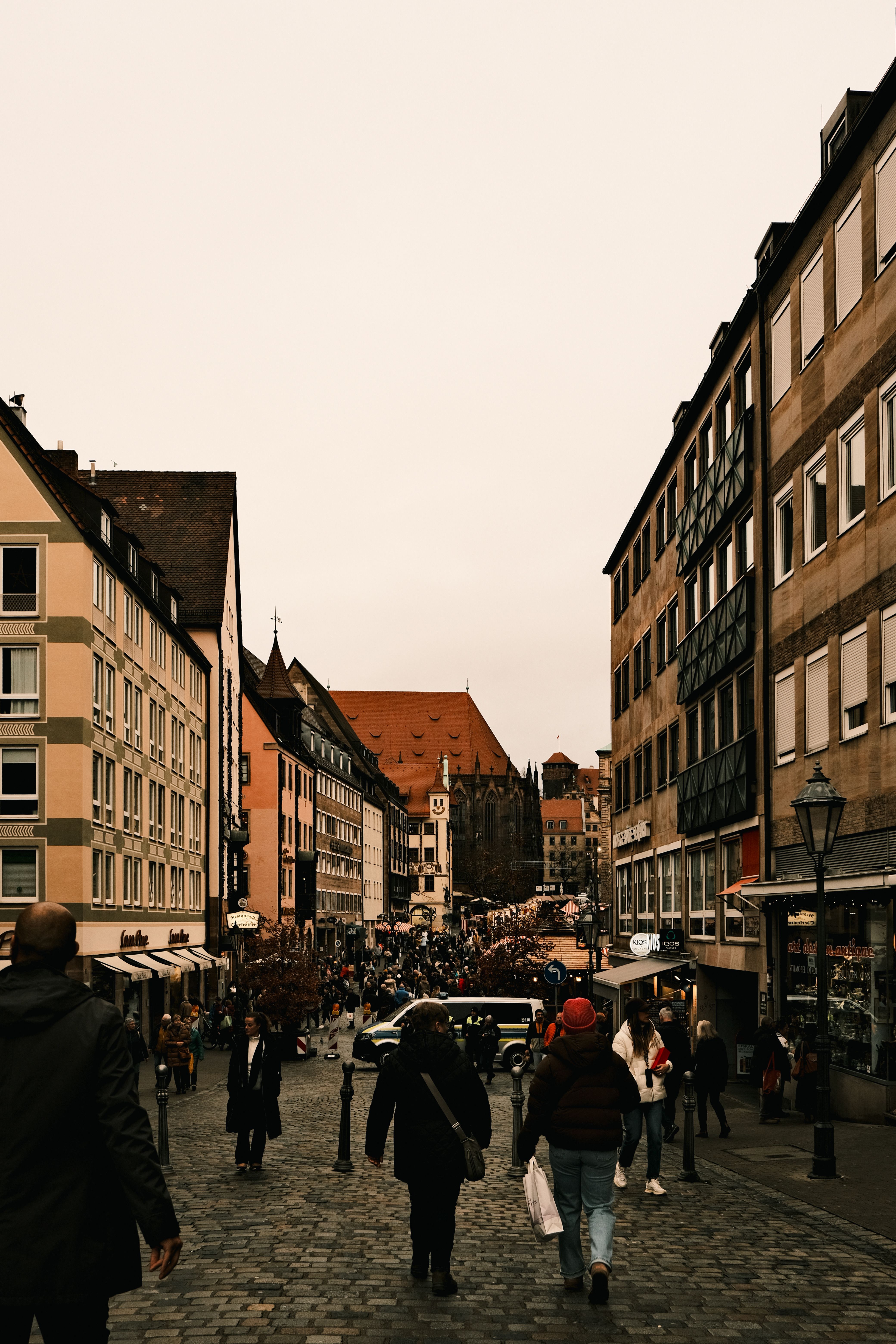 Historic Street Scene in European City · Free Stock Photo