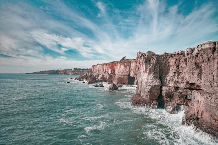 Cliff Beside Ocean