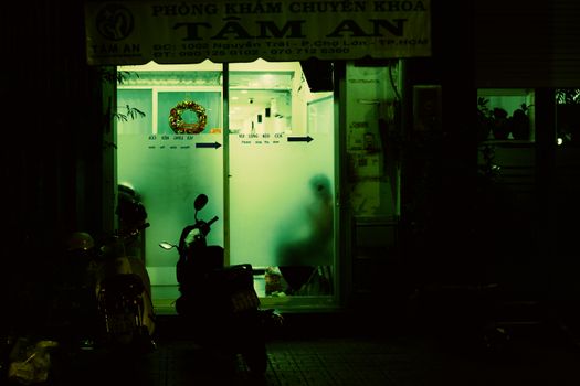 Vespa night food tour — Ho Chi Minh City