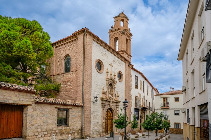 A beautiful historic church in Jaén, Andalucía, captured on a sunny day.