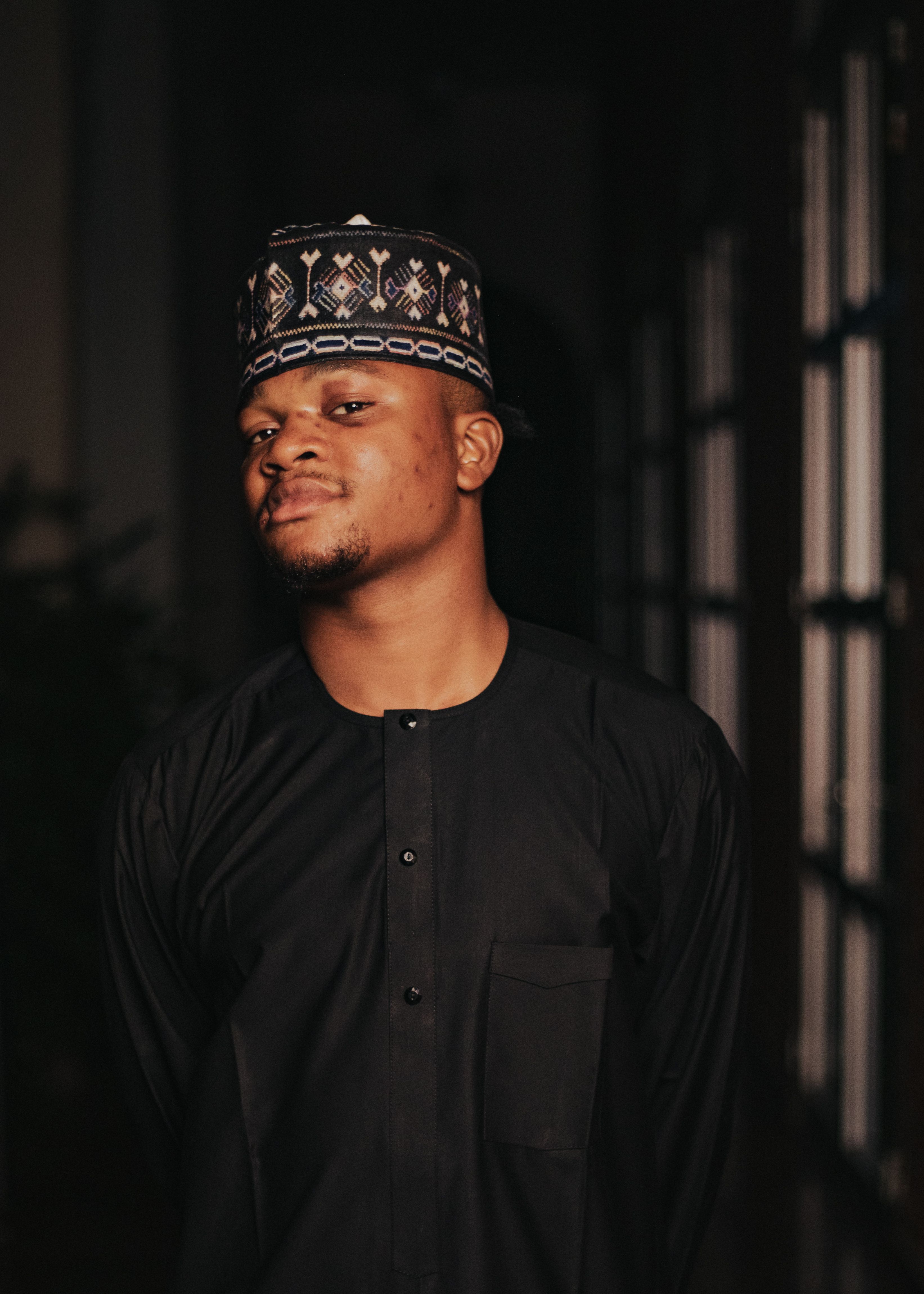 Portrait of a Man in Traditional African Attire · Free Stock Photo