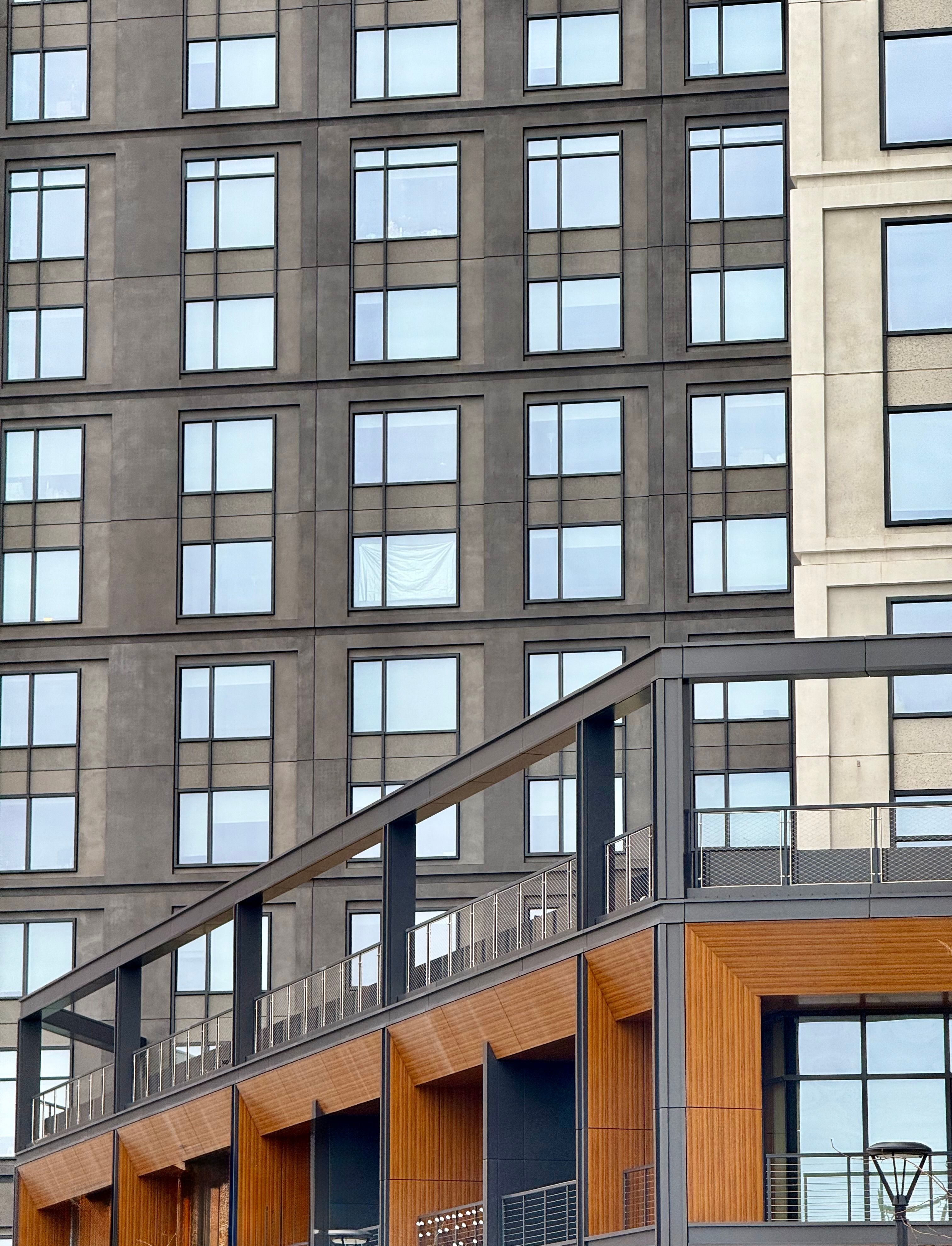 View of Modern Urban Apartment Building Facade · Free Stock Photo