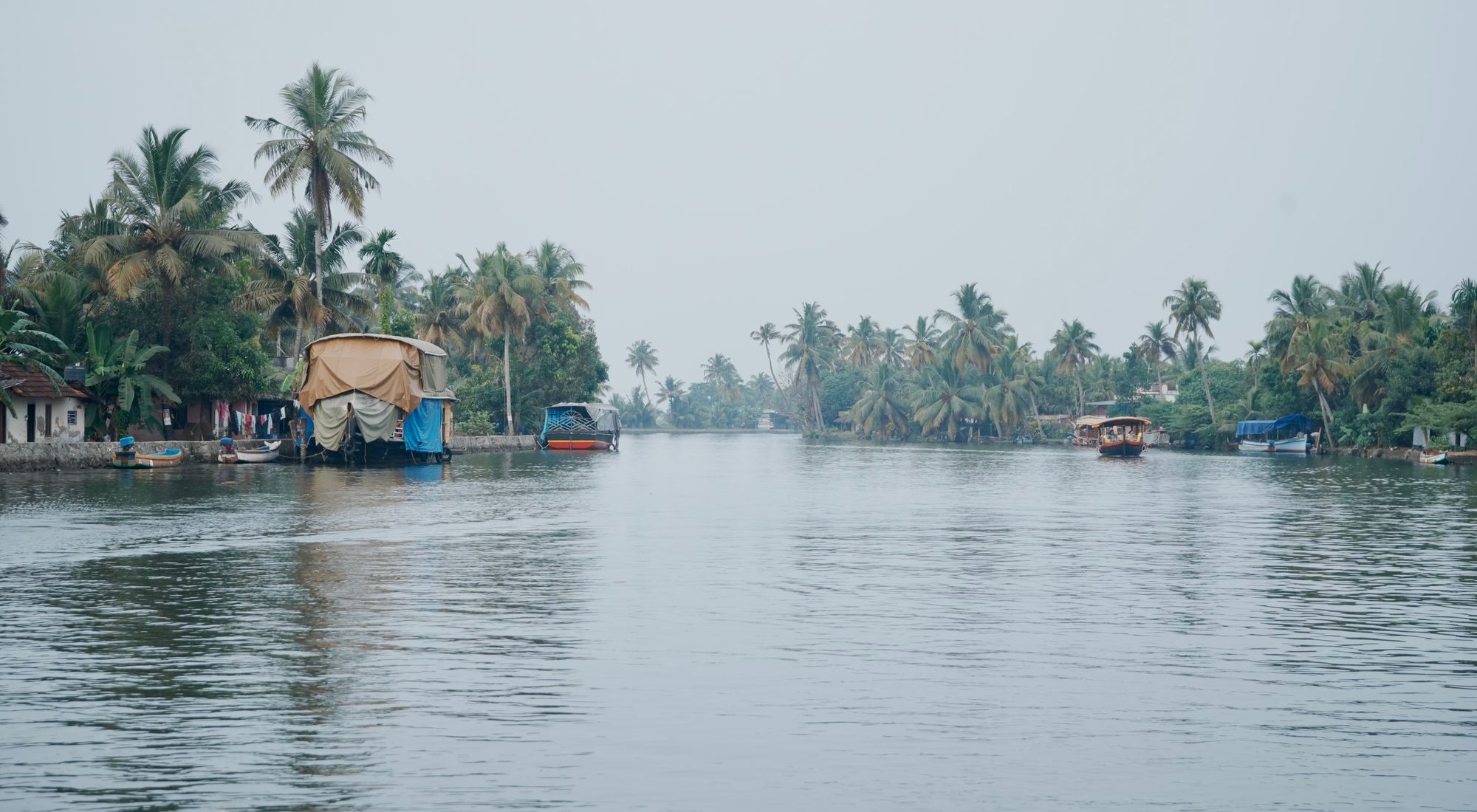 A houseboat on the Kerala backwaters
