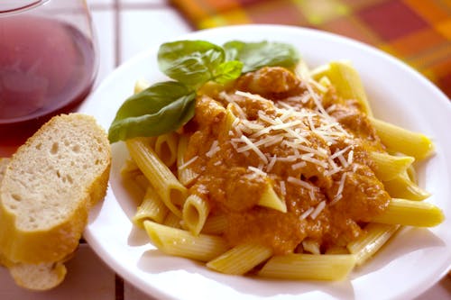 Kostnadsfri bild av pasta, pasta med vodkasås, penne
