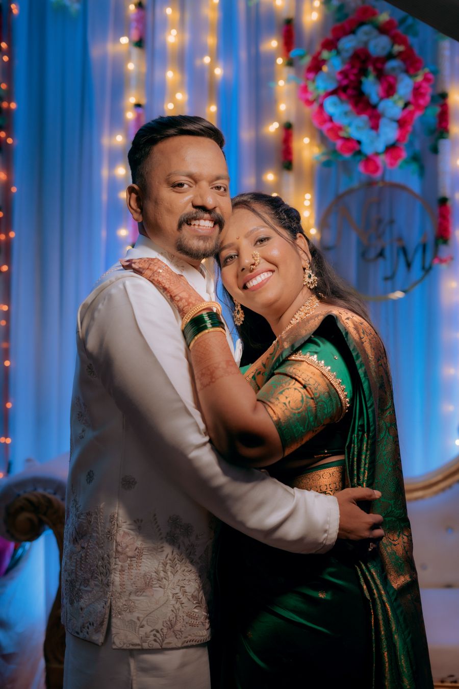 Wedding celebration moment