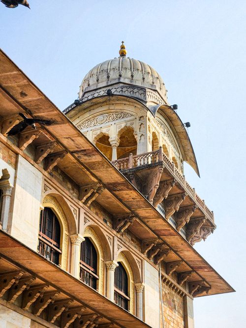 Free Close-up view of Albert Hall Museum's architectural beauty in Jaipur, highlighting intricate details. Stock Photo