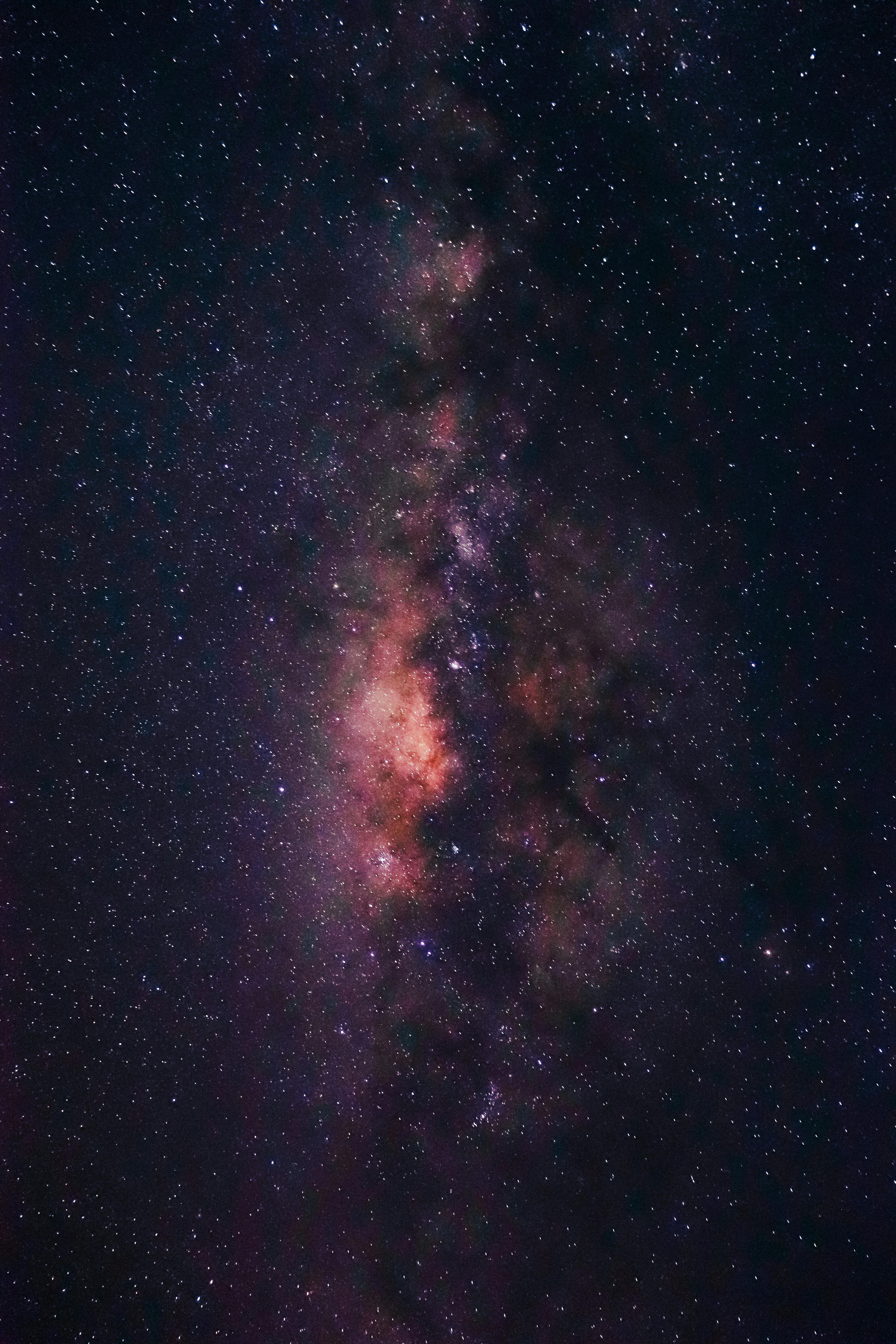 Stunning capture of the Milky Way's vibrant colors illuminating the night sky.