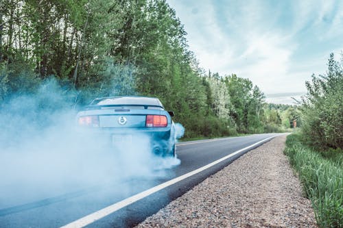 mustang burnout wallpaper hd