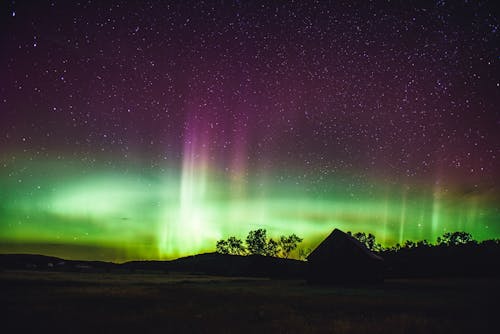 Δωρεάν στοκ φωτογραφιών με aurora borealis, απόγευμα, αστέρια