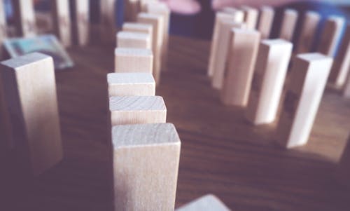 Brown Wooden Dominoes