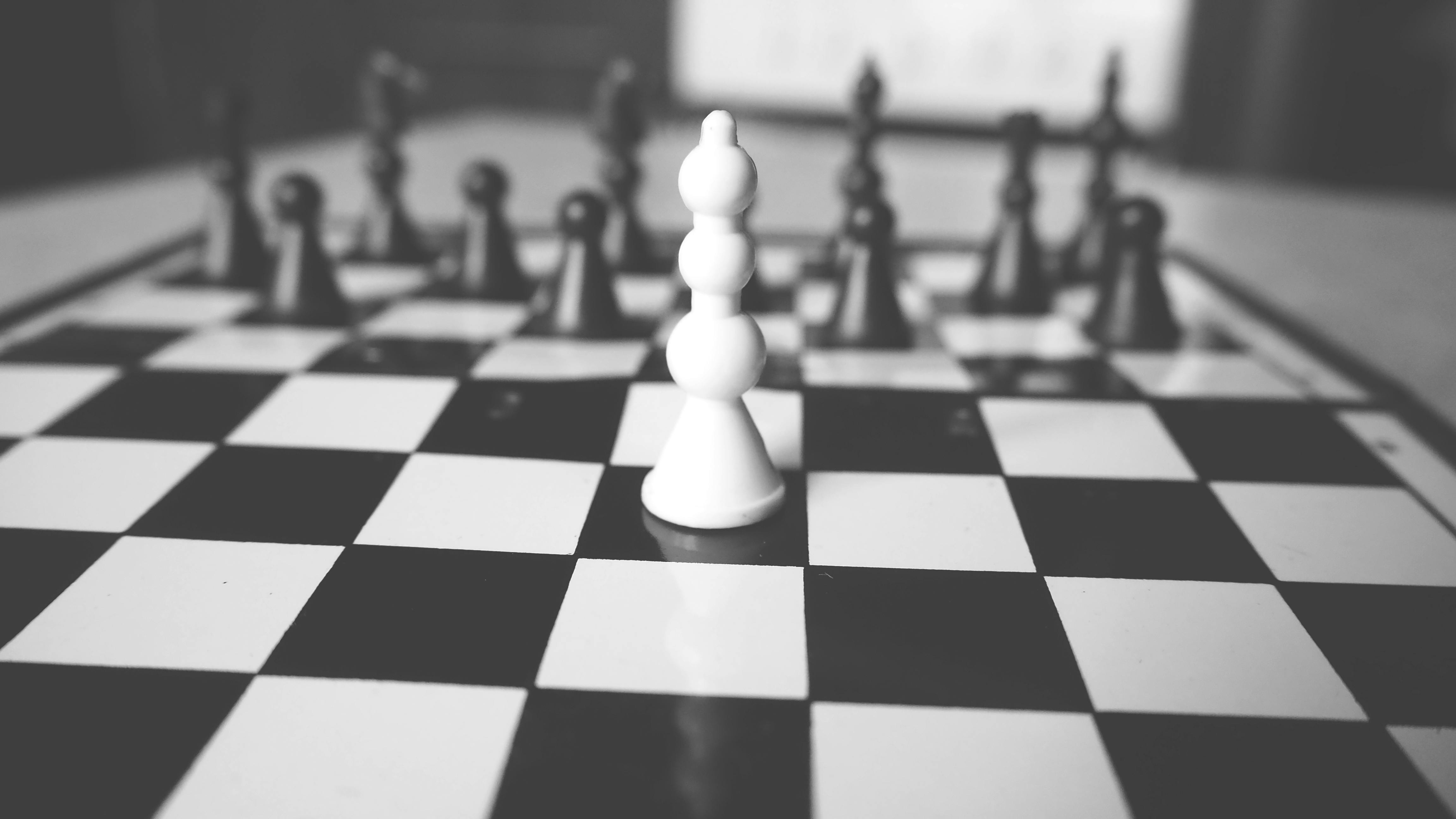 Black And White Chess Board