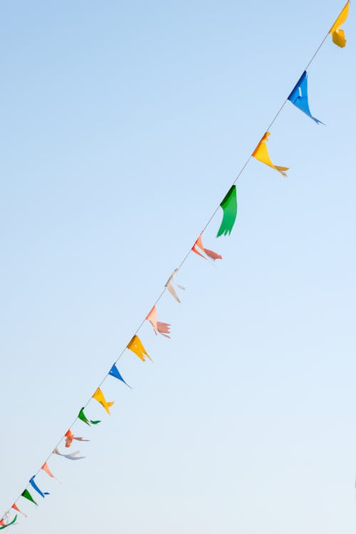 Assorted-color Buntings