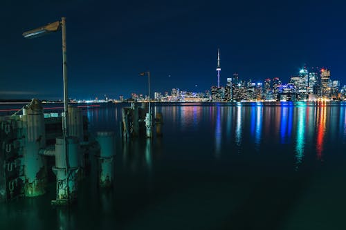 Photo De La Baie En Soirée