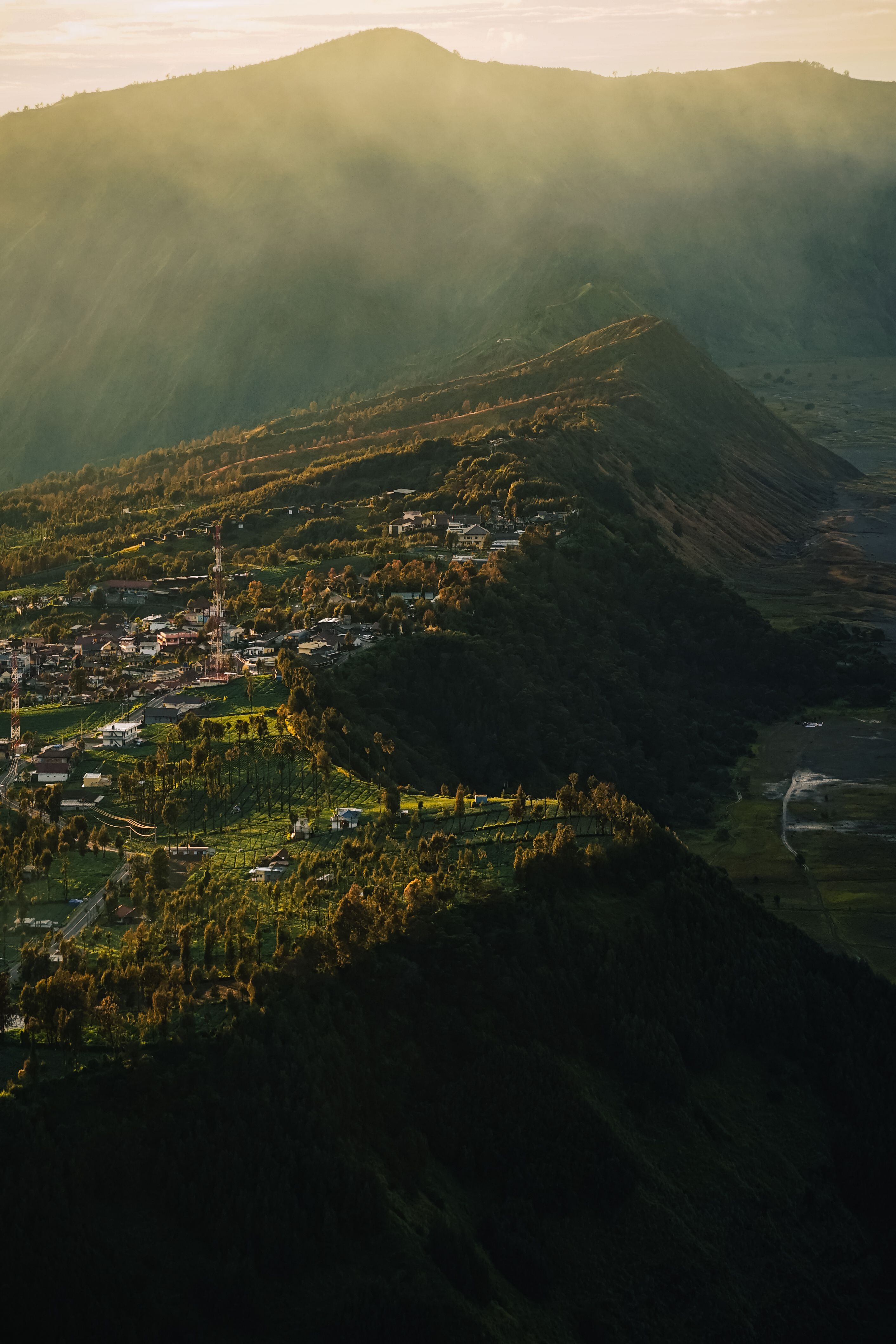 Scenic Aerial View of East Java Mountains · Free Stock Photo