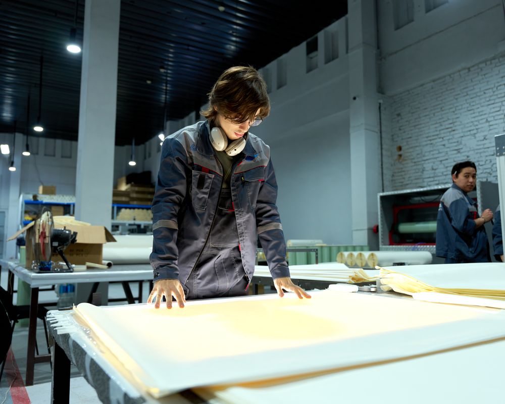 Quality control inspection at PrimePlast Industries