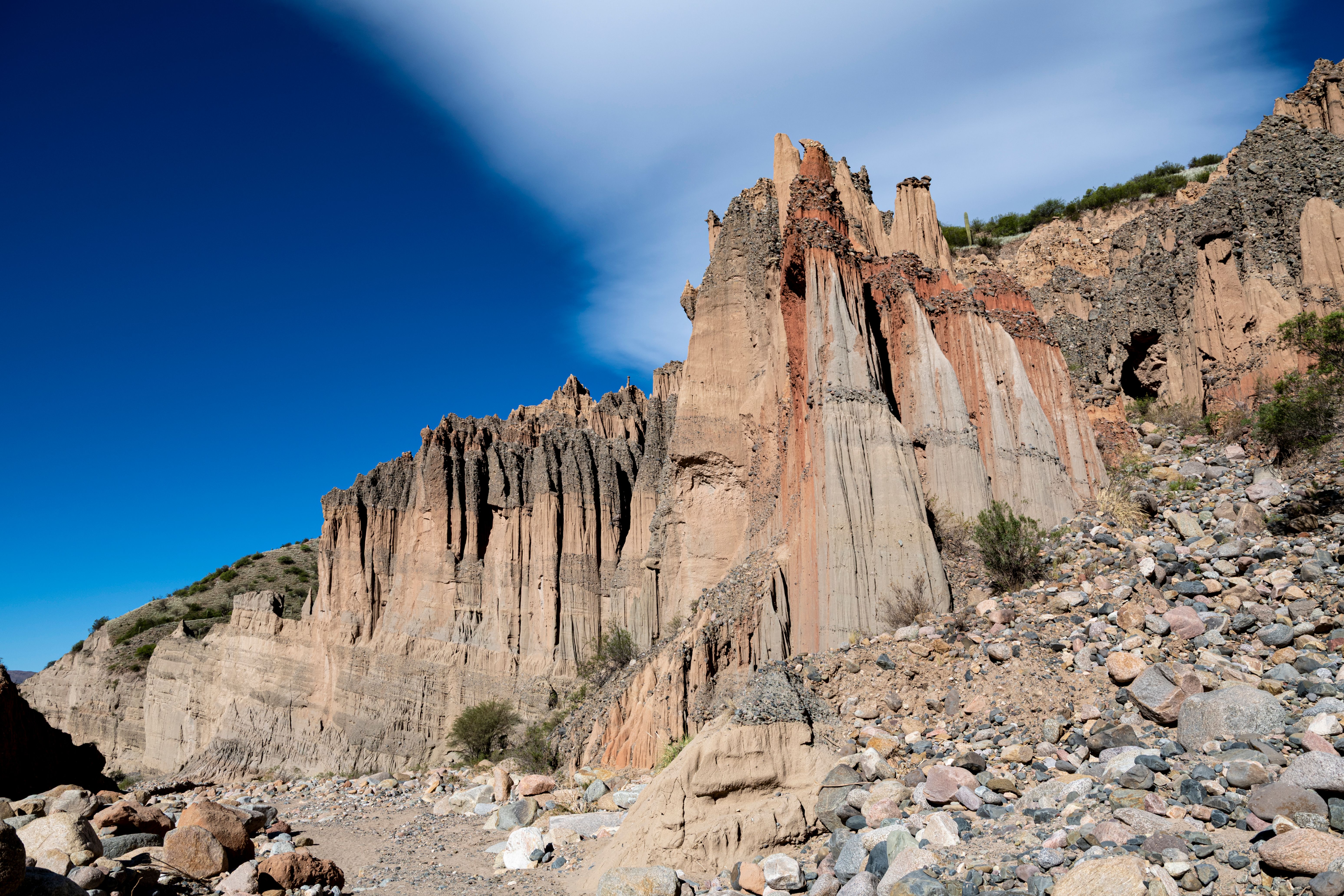 Majestic Rock Formations Under a Clear Blue Sky · Free Stock Photo