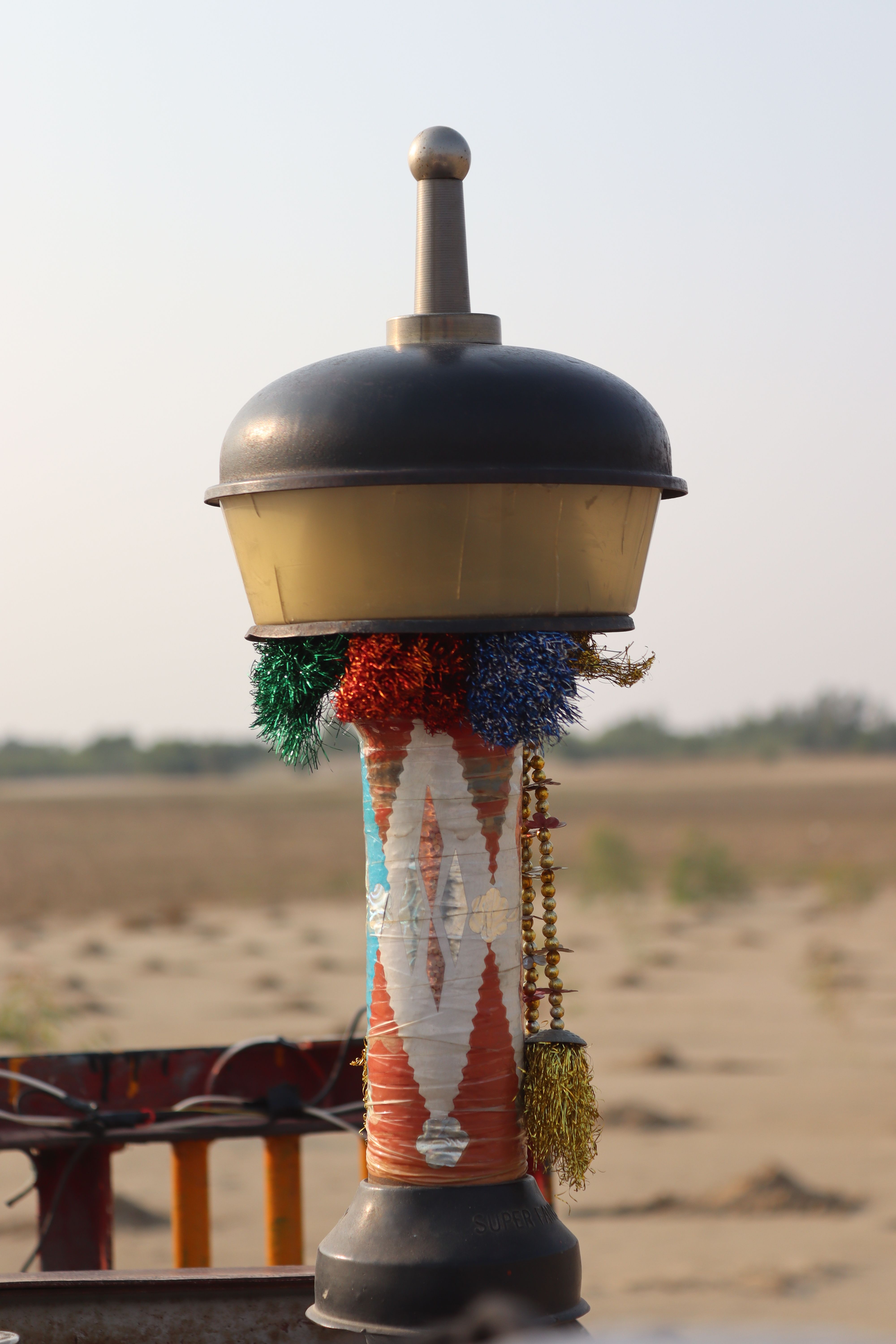 Traditional Decorated Rickshaw Roof Ornament · Free Stock Photo