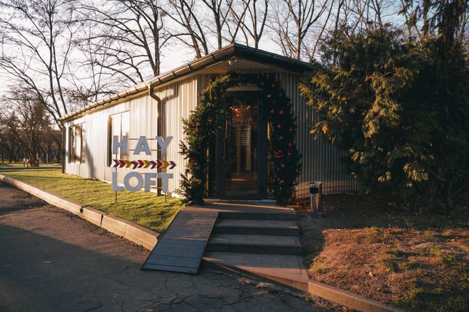 Loft style zoo entrance