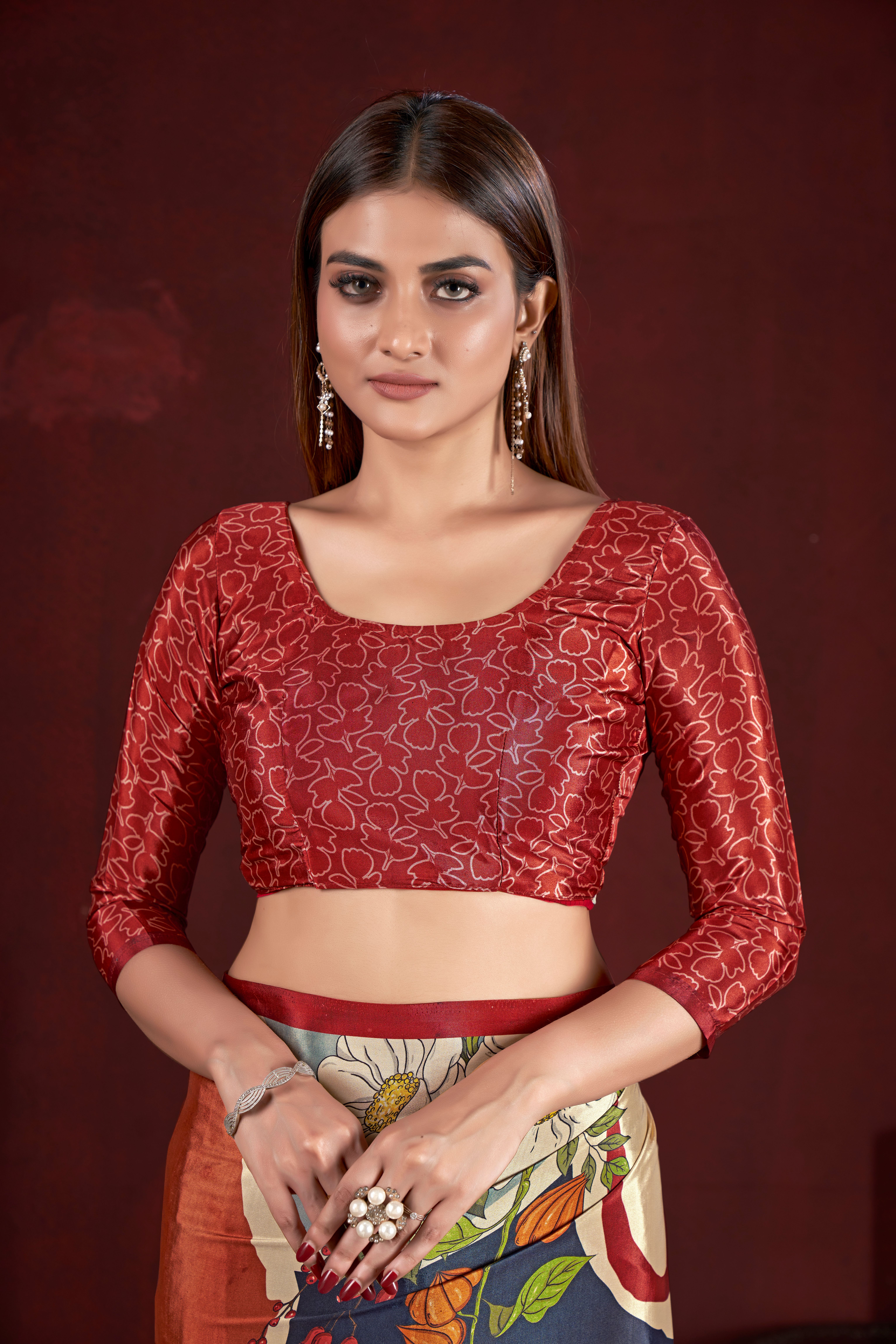 Portrait of a Woman in Traditional Indian Attire · Free Stock Photo