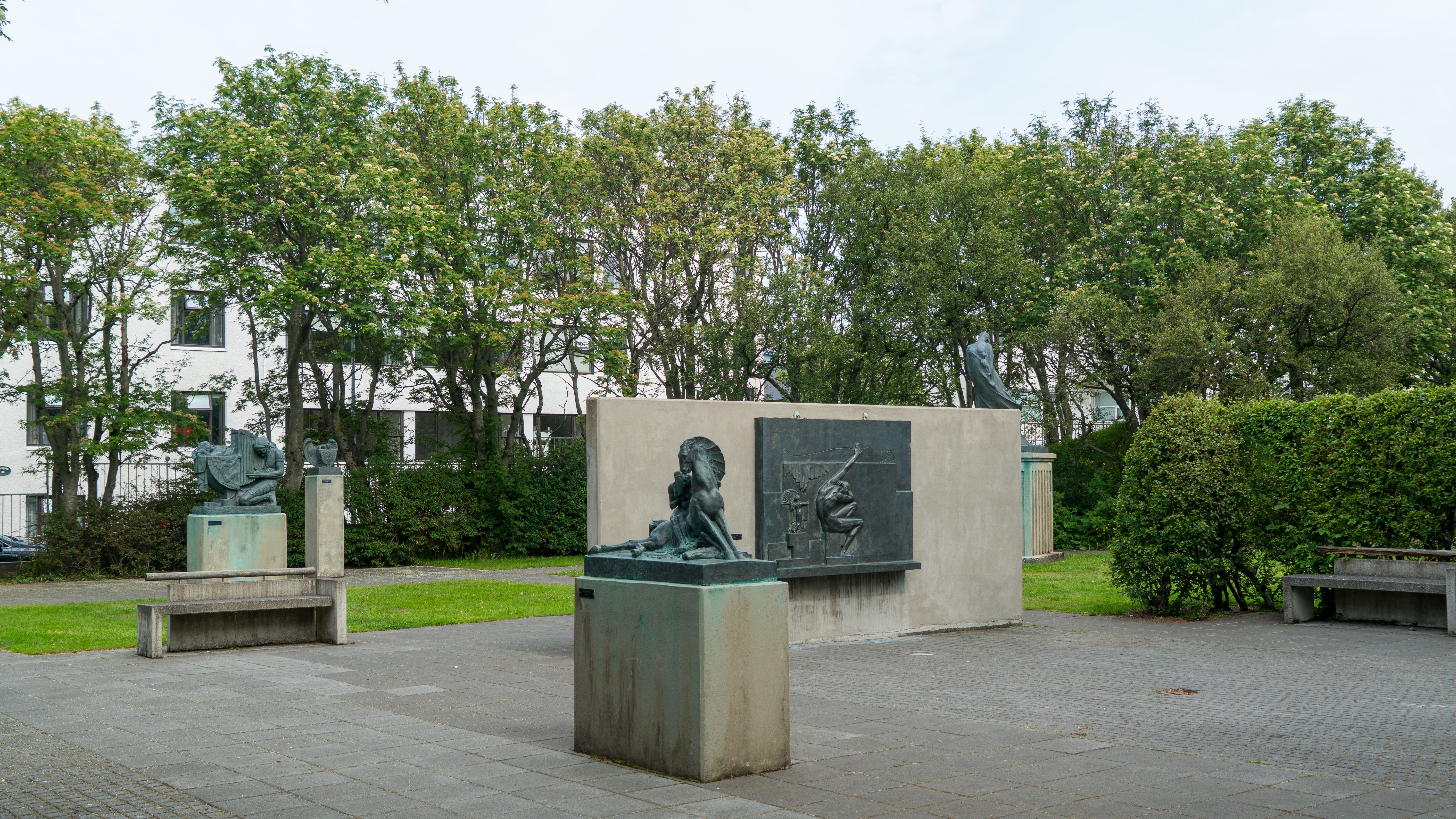 Moderne Kunstinstallation