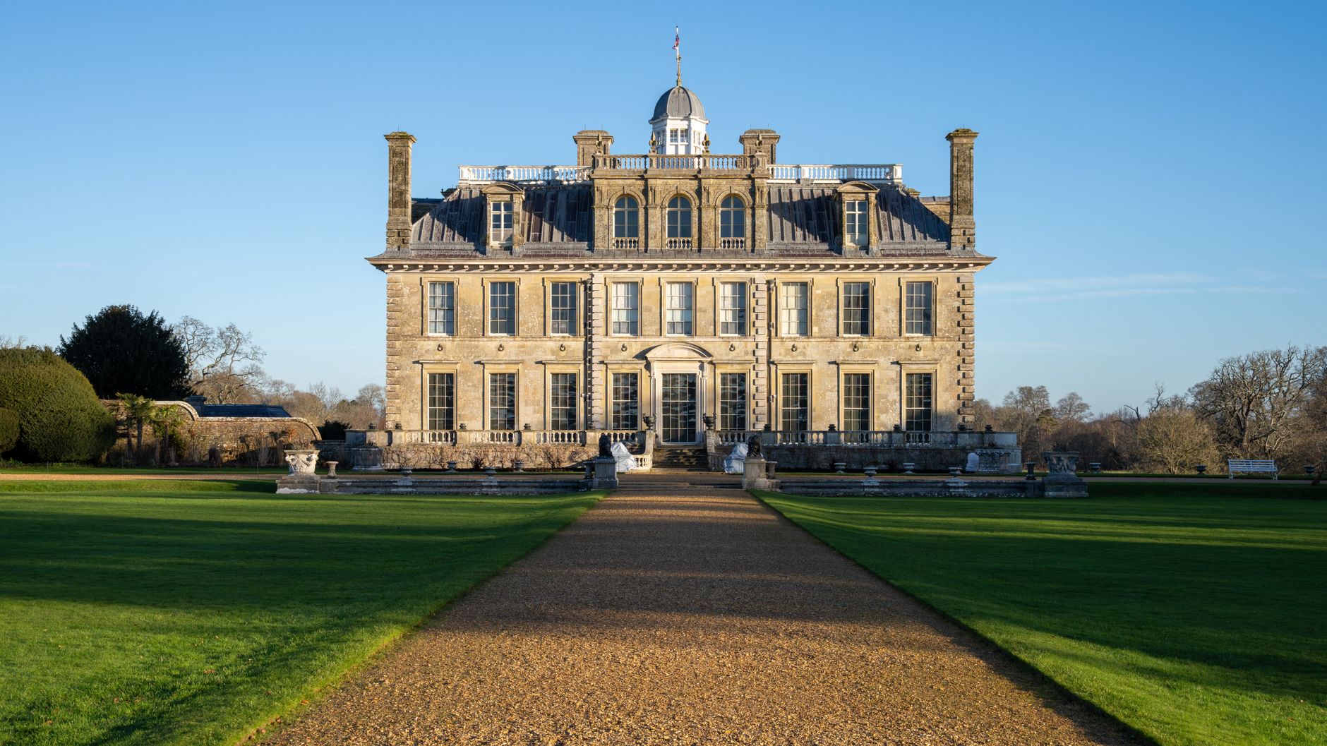 Front elevation of Stratfield Saye House, seat of the Duke of Wellington