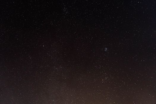 A mesmerizing view of the starry night sky captured in Královéhradecký kraj, Česko.