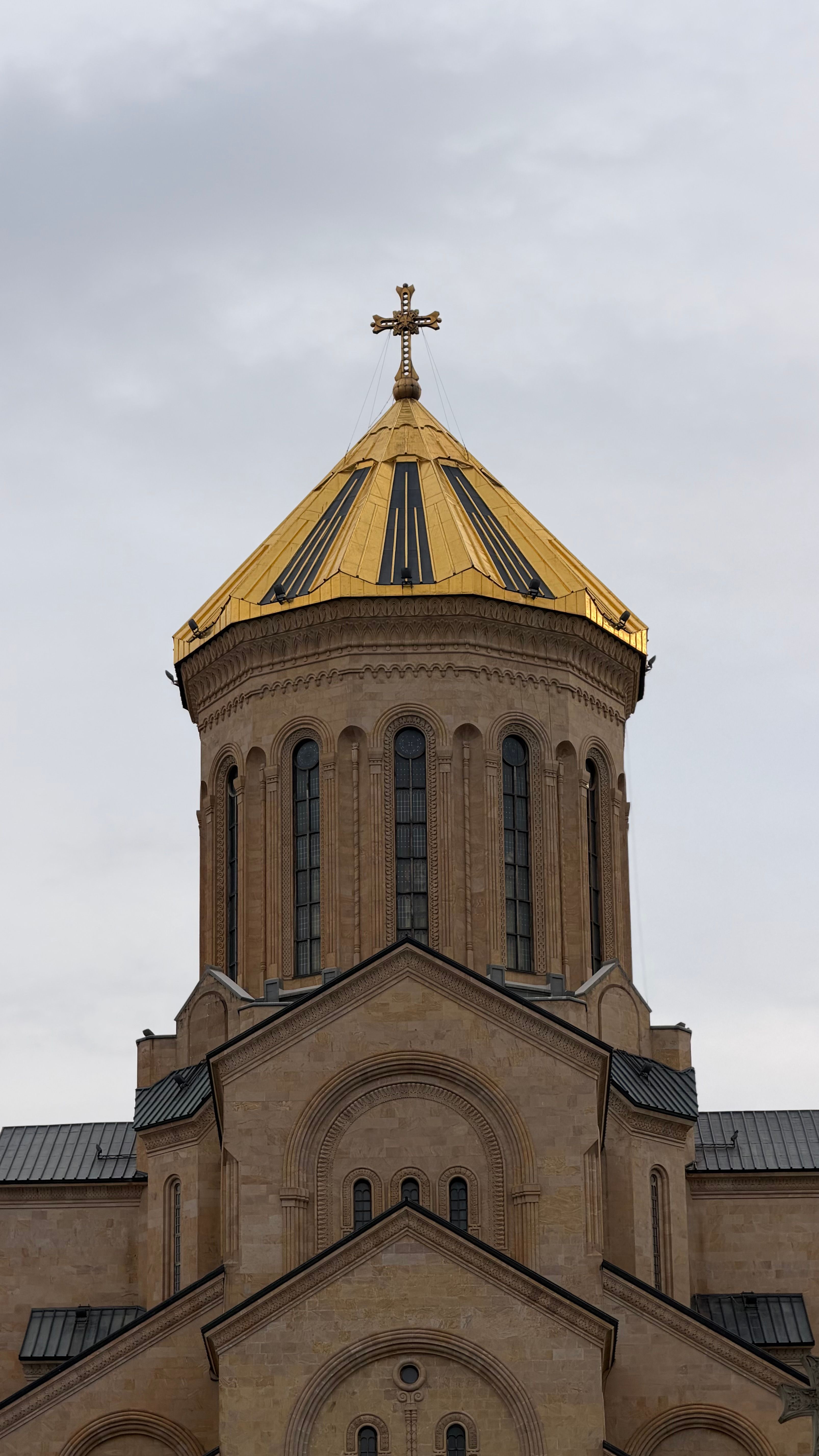 Impressive Golden Dome of Holy Trinity Cathedral · Free Stock Photo