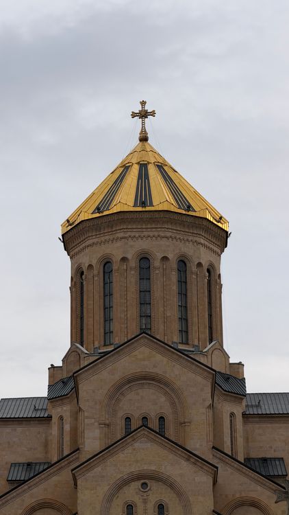 Golden Holy Trinity Impressive Golden Dome of Holy Trinity Cathedral · Free Stock Photo