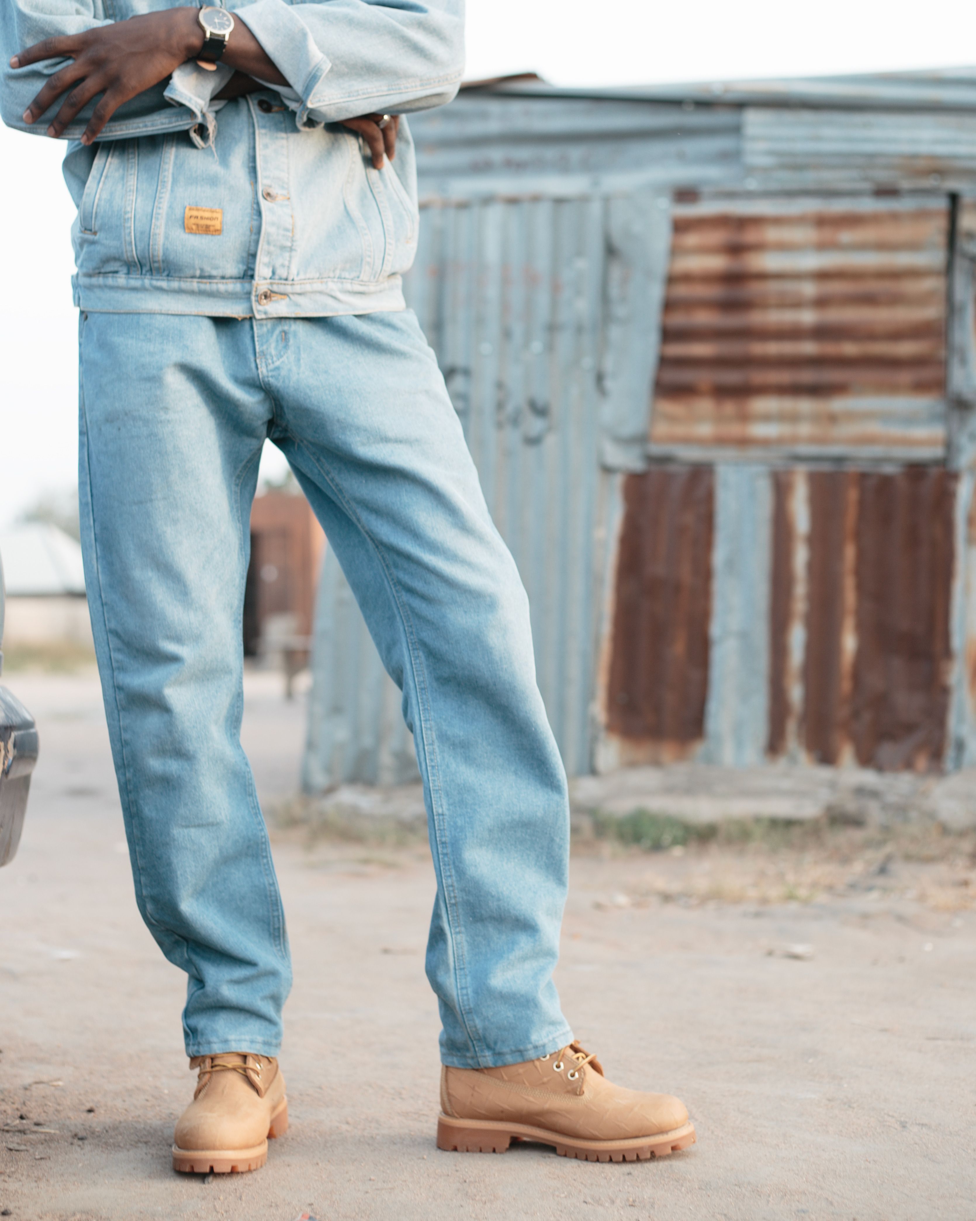 Calça Jeans Reta