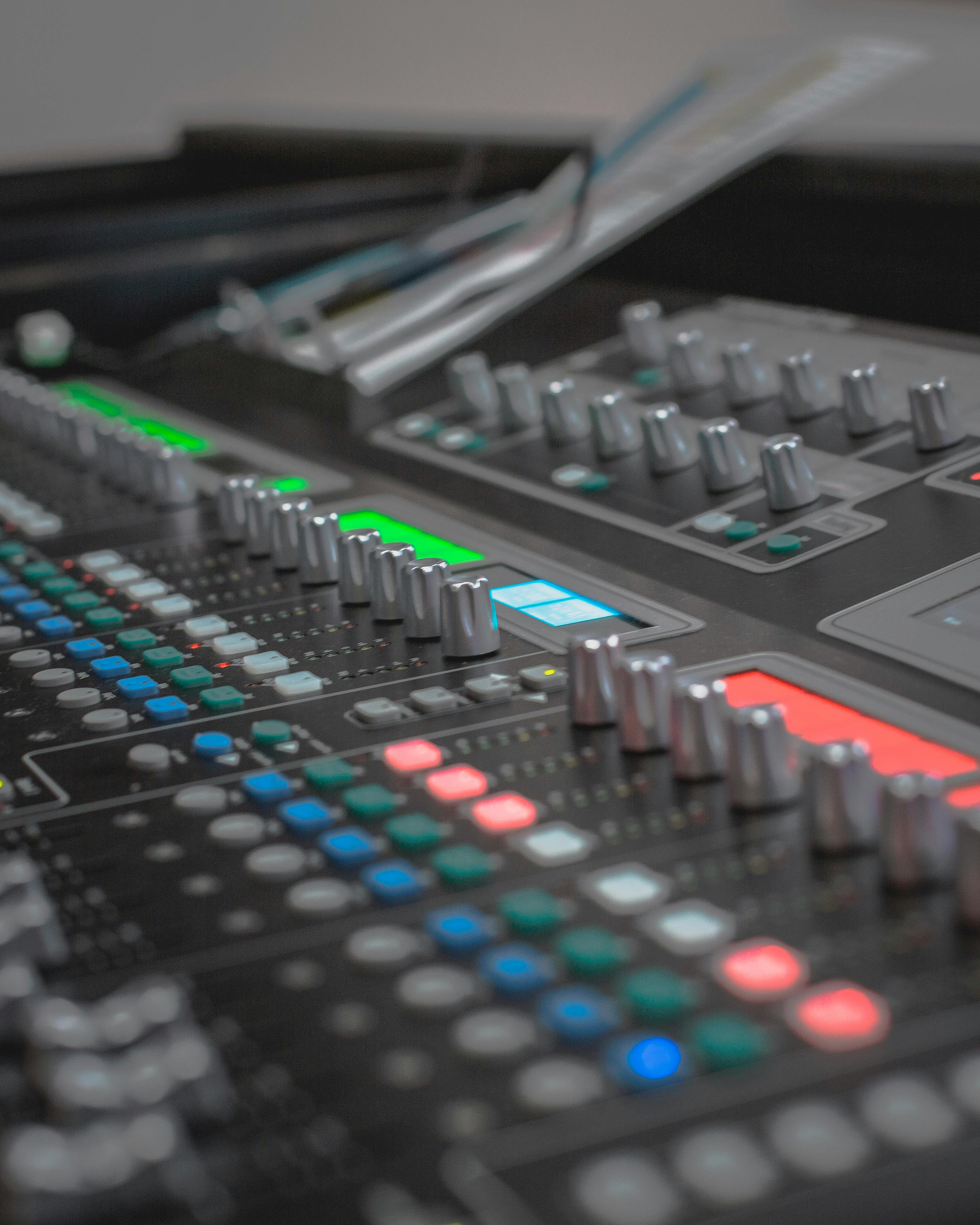 Audio Mixer Controller · Free Stock Photo