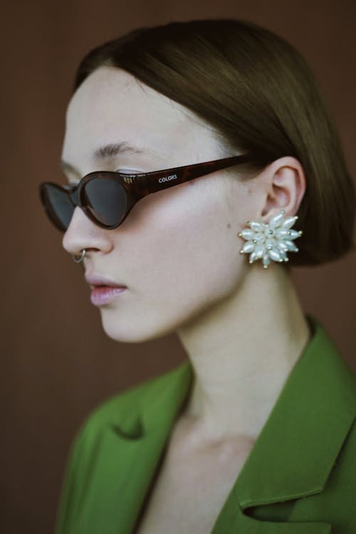 Woman Wearing Sunglasses