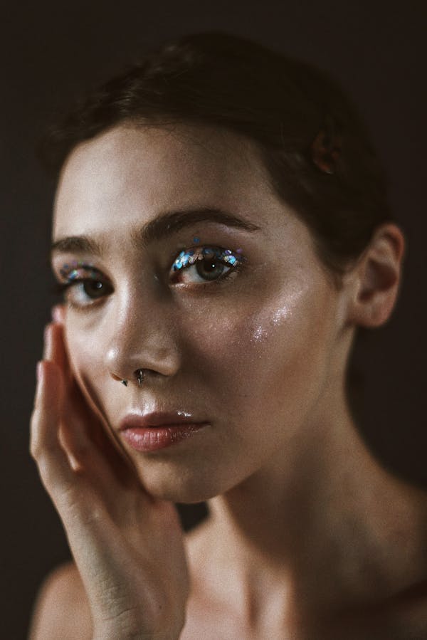 Professional bridal makeup application