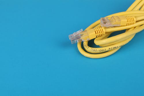 Gratis arkivbilde med ethernet-kabel, kabel, ledning