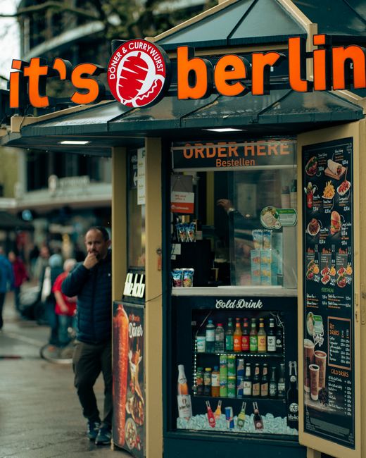 Currywurst at Curry 36, Berlin, Germany