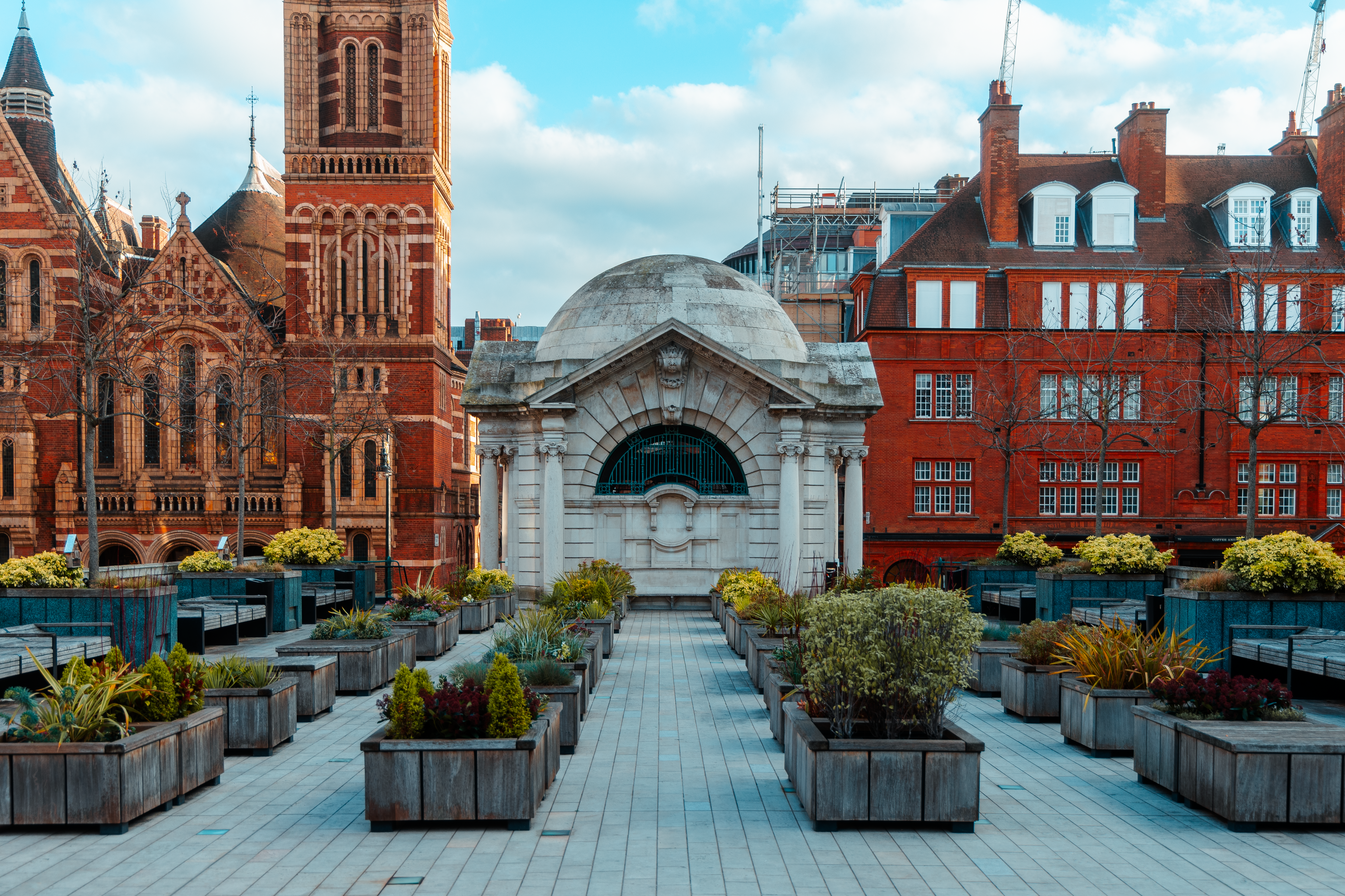 Historic Rooftop Garden in Central London · Free Stock Photo