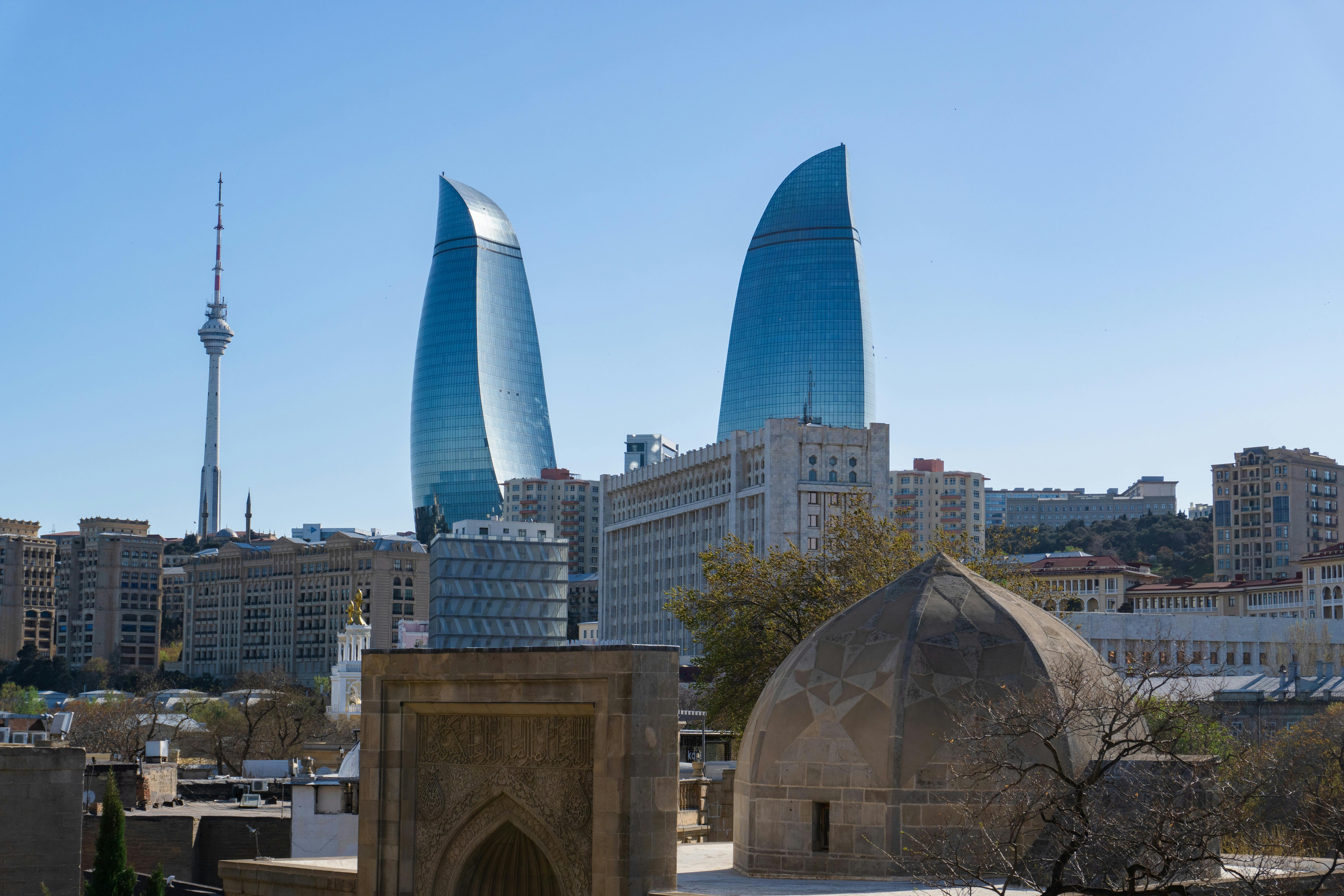 Landmarks in Baku