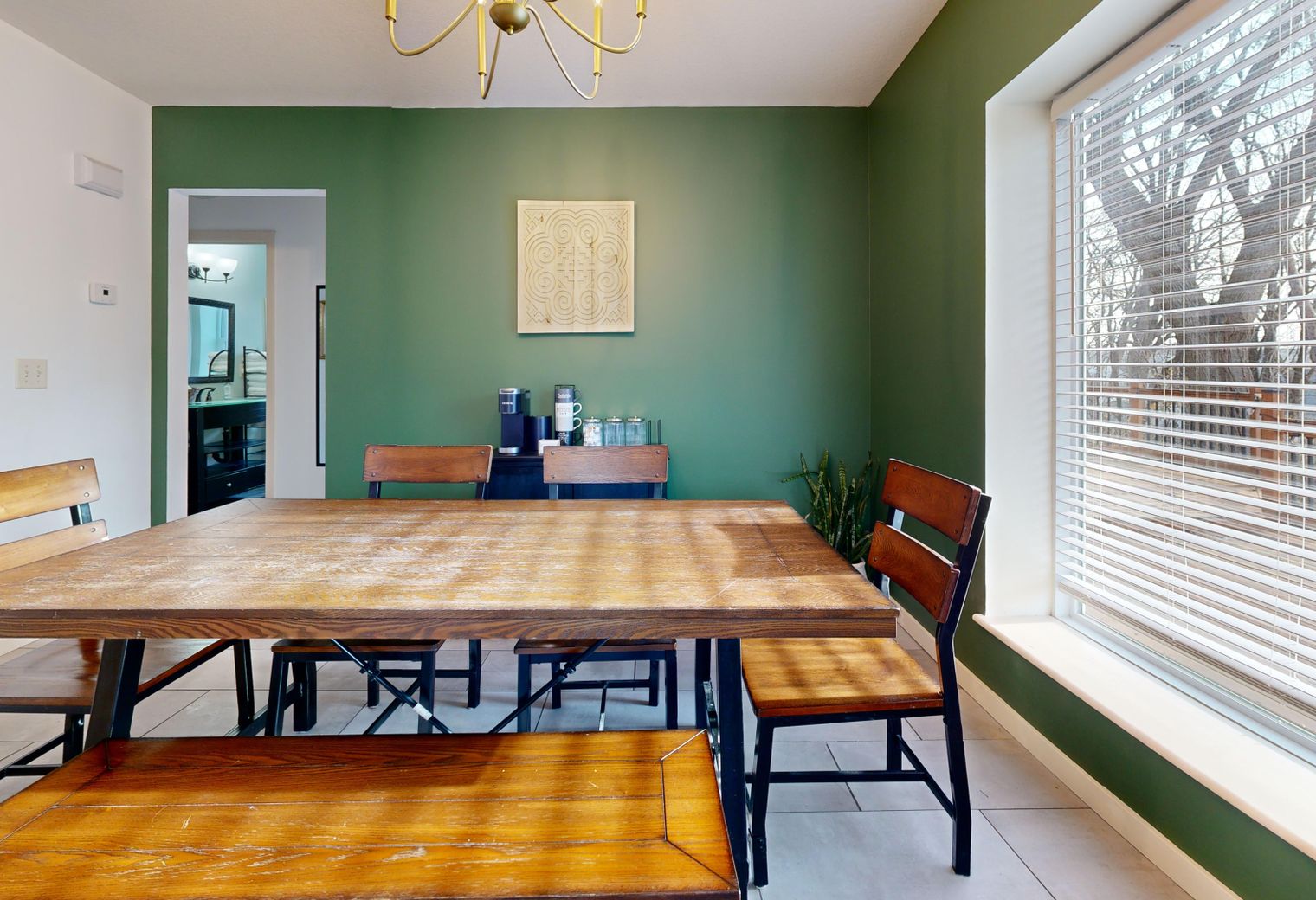 Interior Painting in Harringay — dust sheets down and the room fully protected