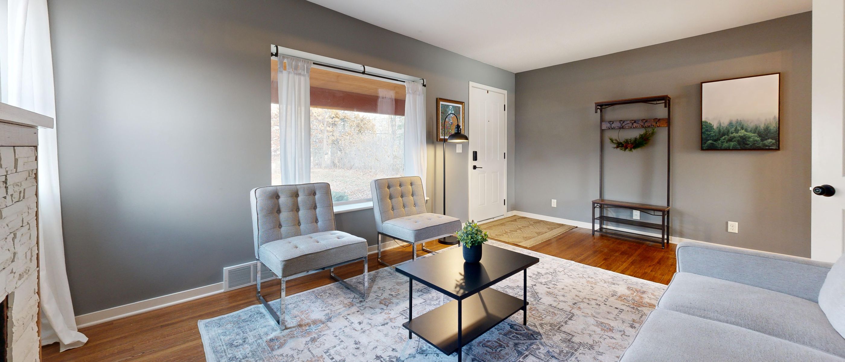 Interior Painting in Southgate — a decorator at work mid-project