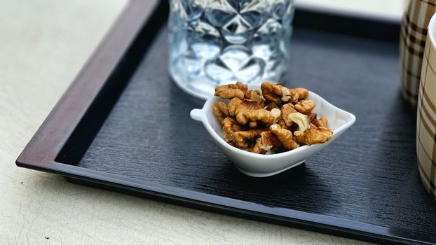 Snack — Protein Shake & Walnuts