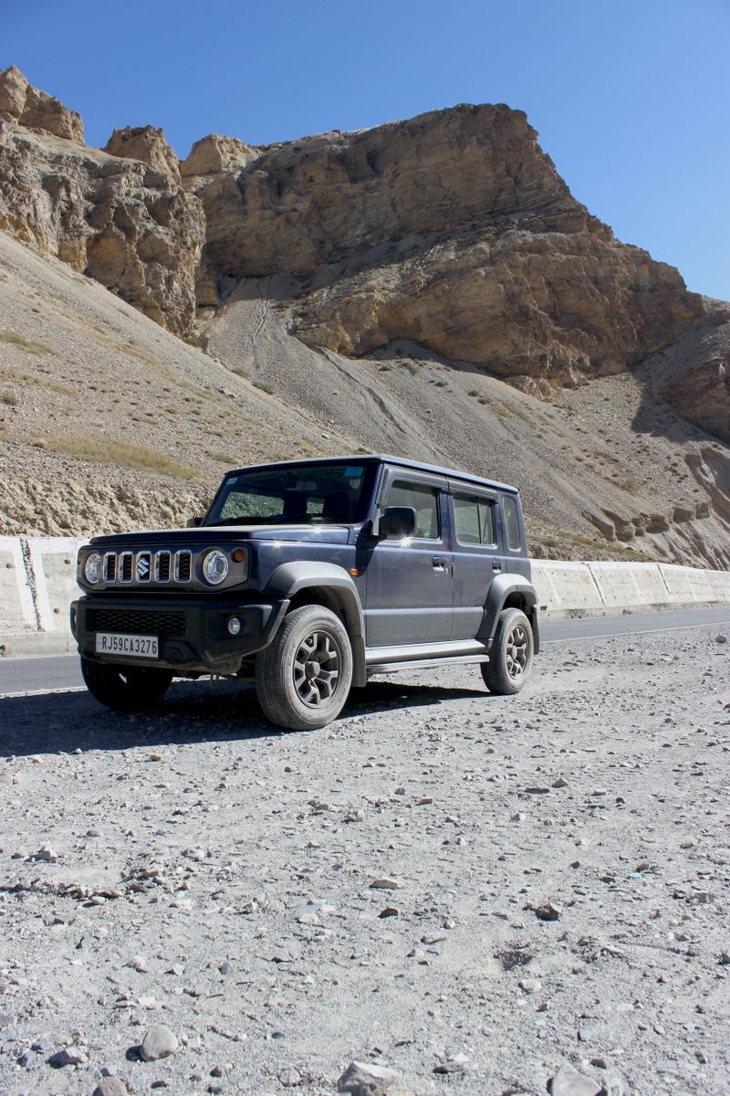 Scenic road trip in the hills