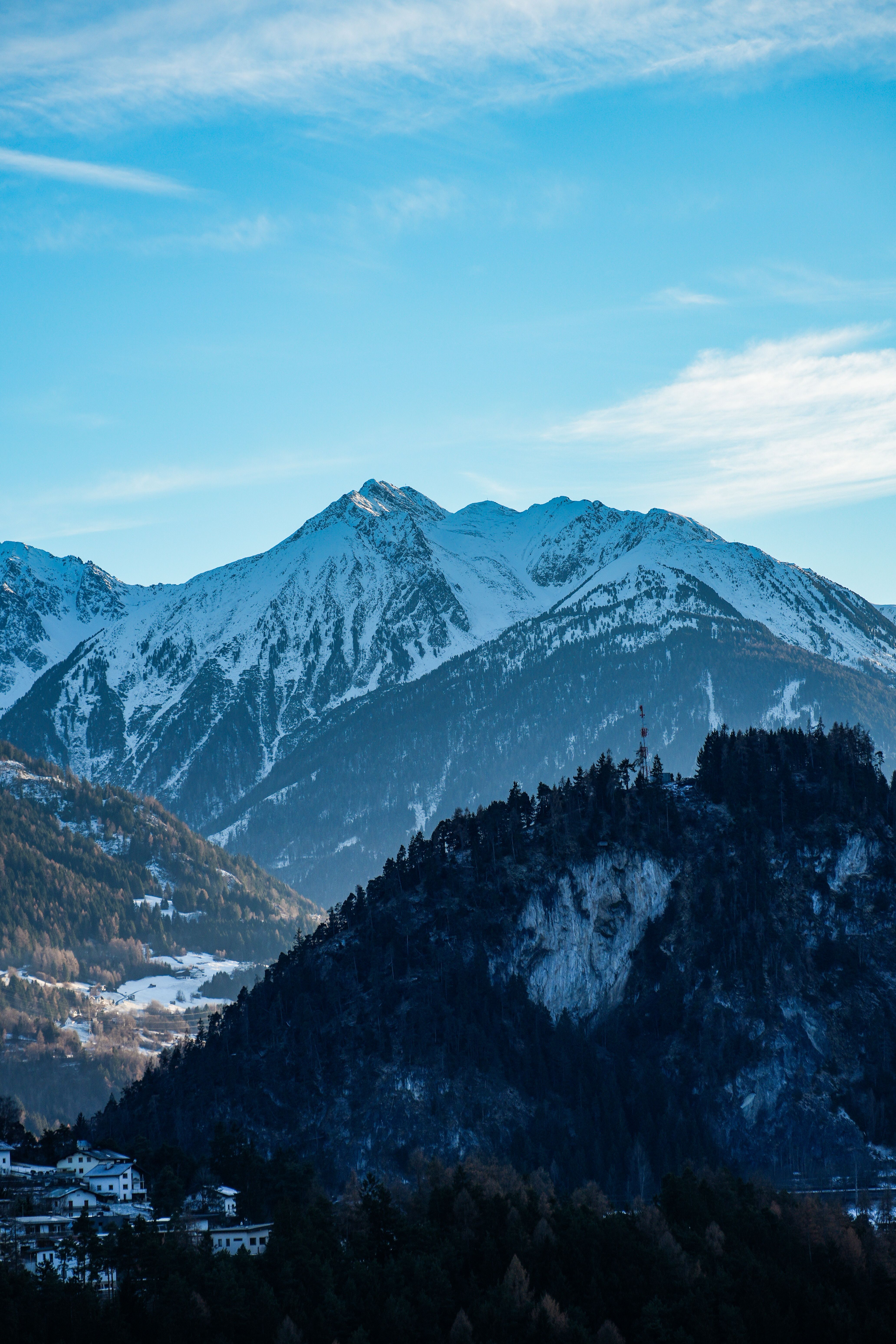 Snow-Capped Mountains in Imst, Tyrol · Free Stock Photo