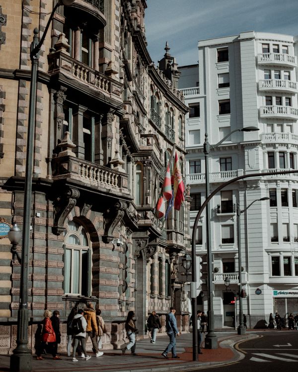 Urban Architecture Street Scene With Historical Buildings Free Stock urban-architecture-street-scene-with-historical-buildings-free-stock