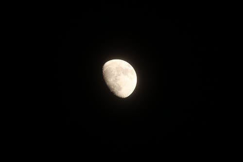 Gratis lagerfoto af måne, sort