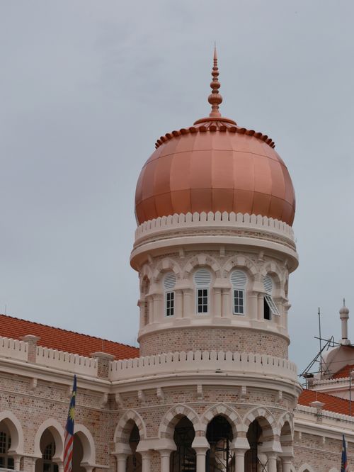 Free Majestic dome of the Sultan Abdul Samad Building in Kuala Lumpur, Malaysia, highlighting its architectural elegance. Stock Photo