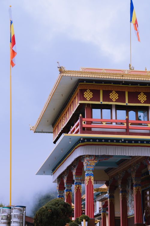 Colorful Buddhist Monastery in Dirang · Free Stock Photo