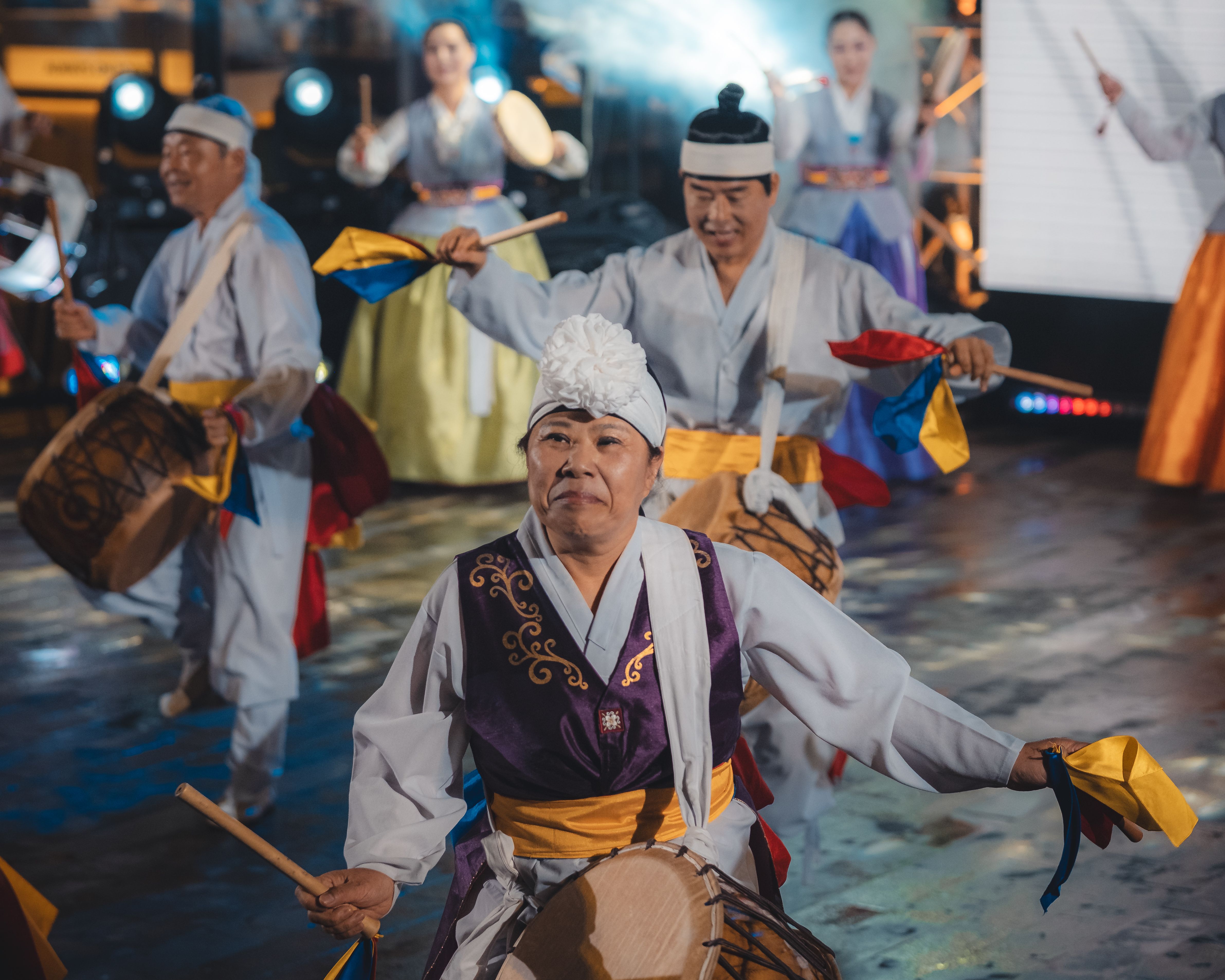 Traditional Korean Dance Performance in Jakarta · Free Stock Photo