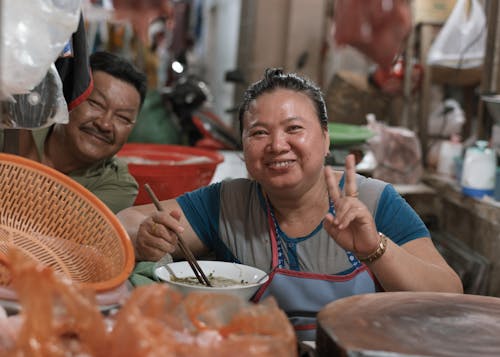 Free stock photo of asian woman, asiatic, chicken