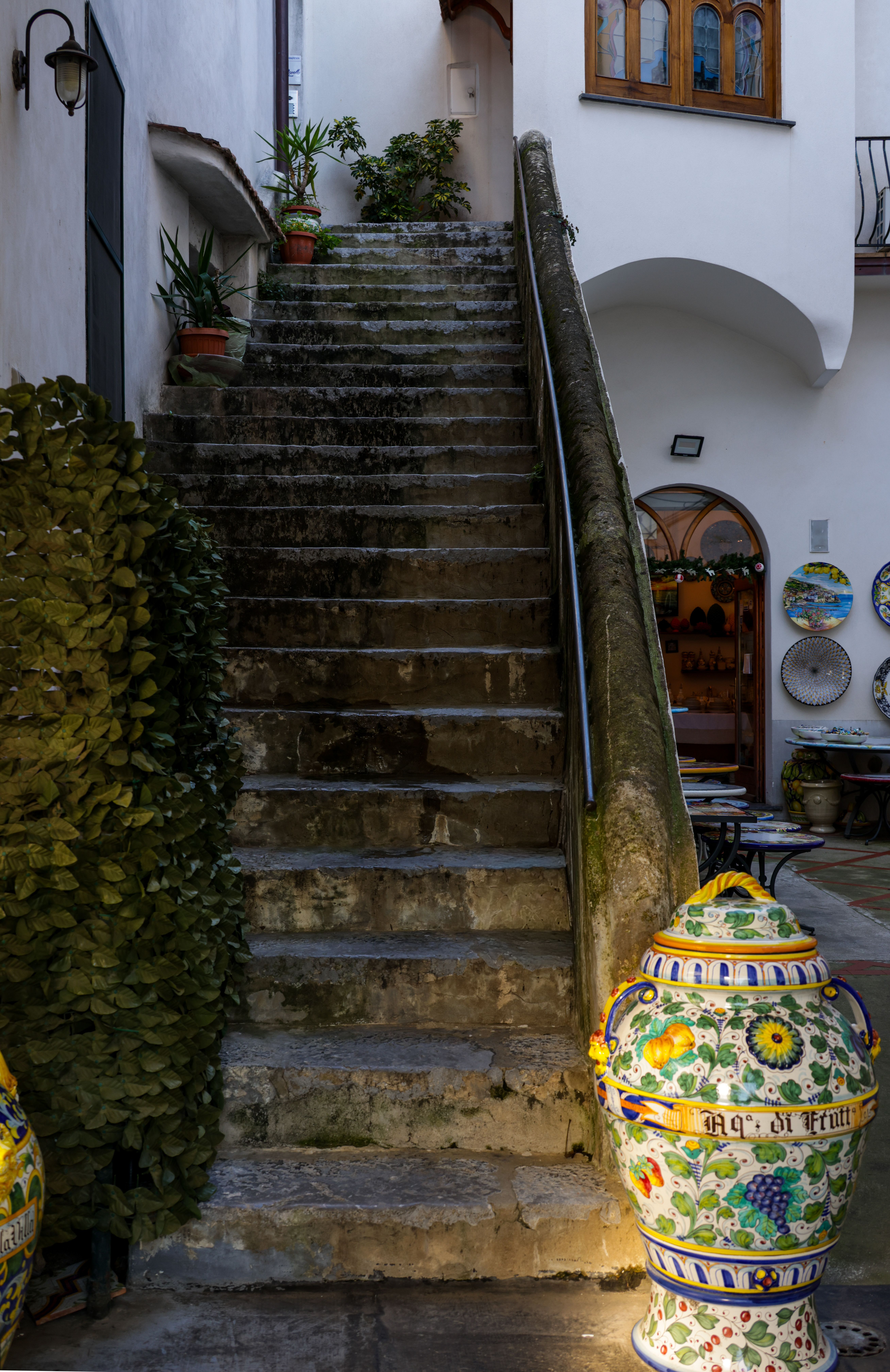 Charming Staircase in Italian Village Setting · Free Stock Photo