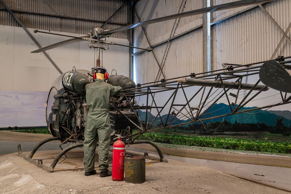 helicopter maintenance hangar technician